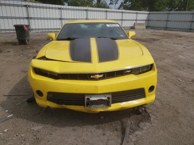 2G1FF1E34F9186814 - 2015 CHEVROLET CAMARO LT YELLOW photo 5