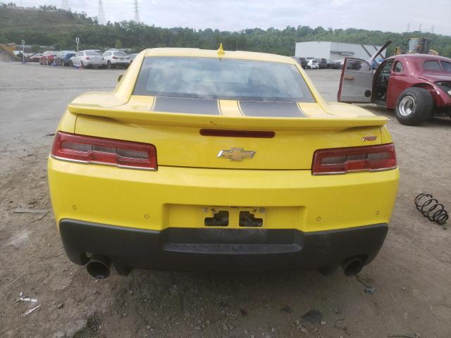 2G1FF1E34F9186814 - 2015 CHEVROLET CAMARO LT YELLOW photo 6