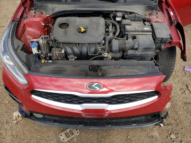 3KPF24AD2KE057422 - 2019 KIA FORTE FE RED photo 11