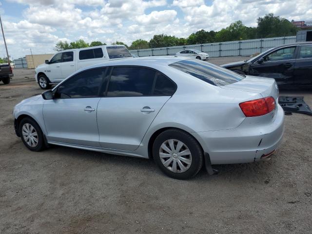 3VW2K7AJ4EM306641 - 2014 VOLKSWAGEN JETTA BASE SILVER photo 2