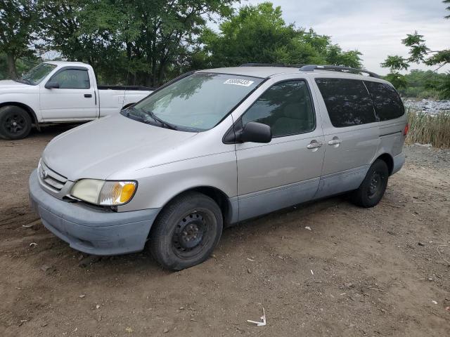 4T3ZF13C42U426726 - 2002 TOYOTA SIENNA CE LE SILVER photo 1