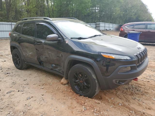 1C4PJMBB0JD567143 - 2018 JEEP CHEROKEE TRAILHAWK BLACK photo 4