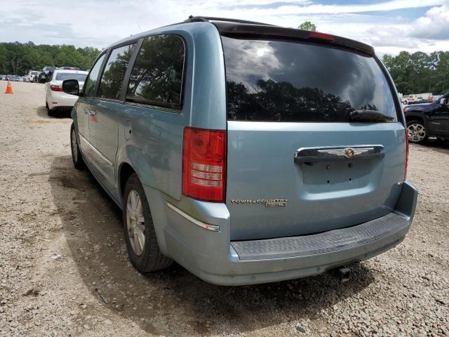 2A8HR64X28R661851 - 2008 CHRYSLER TOWN & COU TURQUOISE photo 3
