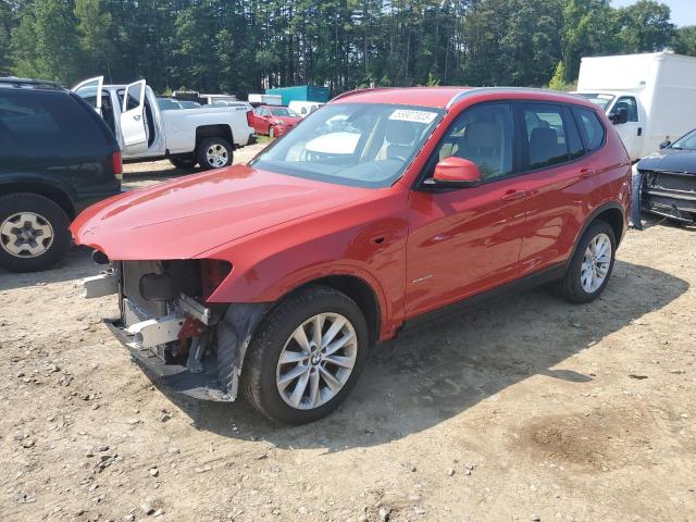 5UXWX9C5XG0D80770 - 2016 BMW X3 XDRIVE28I RED photo 1