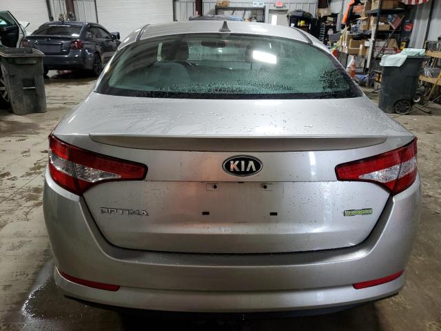 KNAGM4AD9D5047612 - 2013 KIA OPTIMA HYBRID SILVER photo 6