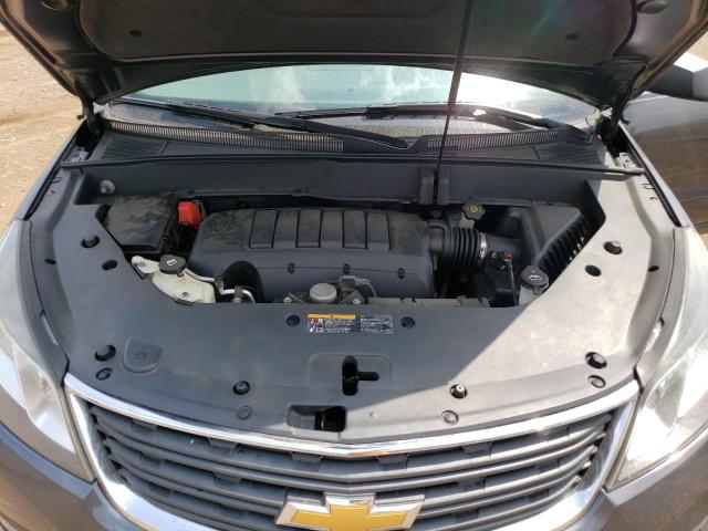 1GNKRFED0EJ185155 - 2014 CHEVROLET TRAVERSE LS GRAY photo 12