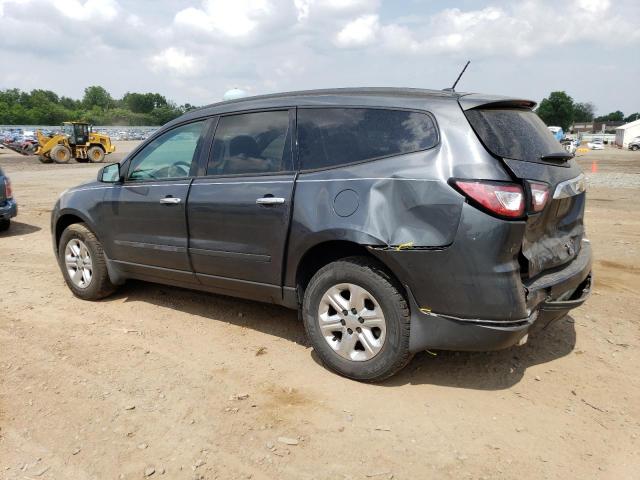 1GNKRFED0EJ185155 - 2014 CHEVROLET TRAVERSE LS GRAY photo 2