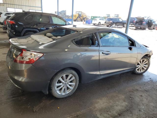 2HGFG3B10CH503753 - 2012 HONDA CIVIC EXL GRAY photo 3