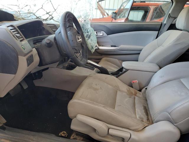 2HGFG3B10CH503753 - 2012 HONDA CIVIC EXL GRAY photo 7