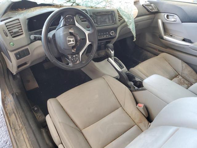 2HGFG3B10CH503753 - 2012 HONDA CIVIC EXL GRAY photo 8