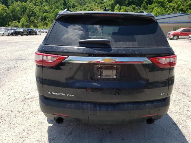 1GNEVGKW7KJ213789 - 2019 CHEVROLET TRAVERSE LT BLACK photo 6