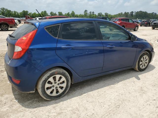 KMHCT5AE4GU255020 - 2016 HYUNDAI ACCENT SE BLUE photo 3