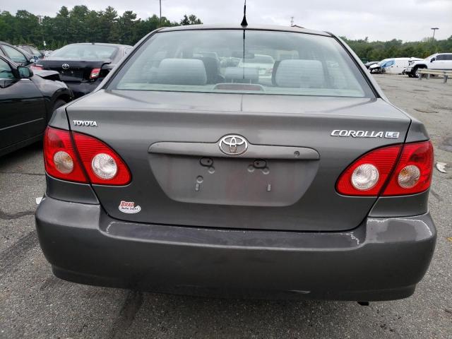 2T1BR32E16C619231 - 2006 TOYOTA COROLLA CE GRAY photo 6