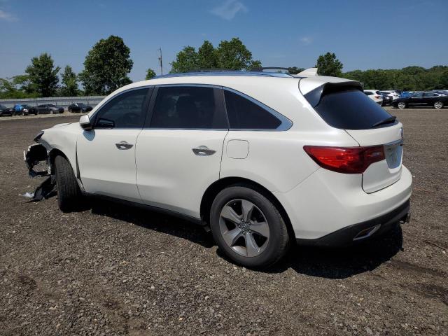 5FRYD4H2XGB030590 - 2016 ACURA MDX WHITE photo 2