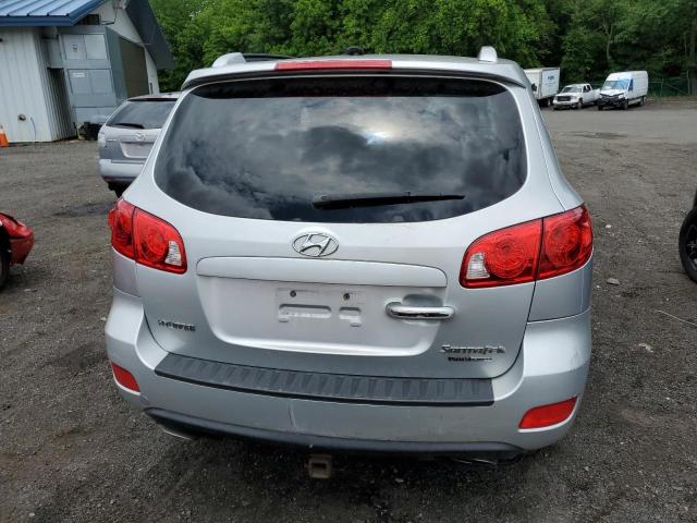 5NMSH73E88H225280 - 2008 HYUNDAI SANTA FE SE SILVER photo 6