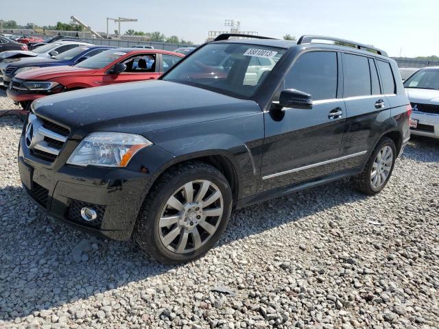 WDCGG8HB6CF796585 - 2012 MERCEDES-BENZ GLK 350 4MATIC BLACK photo 1