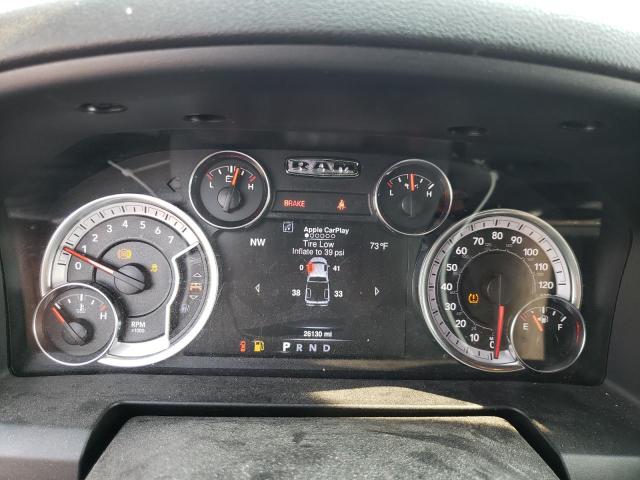 1C6RR7GG6NS165823 - 2022 RAM 1500 CLASS SLT ვერცხლისფერი ფოტო 9