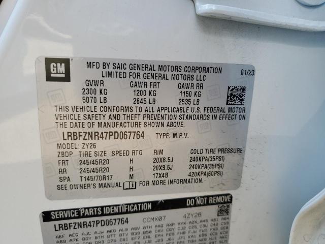 LRBFZNR47PD067764 - 2023 BUICK ENVISION ESSENCE თეთრი ფოტო 13