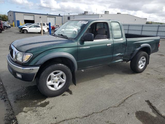 5TESN92N91Z723175 - 2001 TOYOTA TACOMA XTRACAB PRERUNNER მწვანე ფოტო 1
