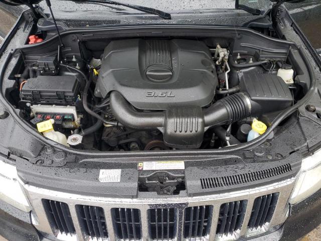 1J4RR4GG6BC506807 - 2011 JEEP GRAND CHER LAREDO BLACK photo 12