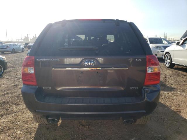 KNDJE723287521813 - 2008 KIA SPORTAGE EX BROWN photo 6