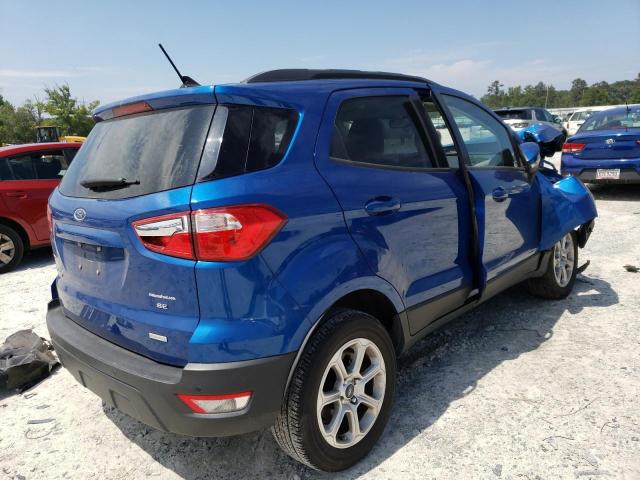 MAJ3S2GE9LC393753 - 2020 FORD ECOSPORT SE BLUE photo 3