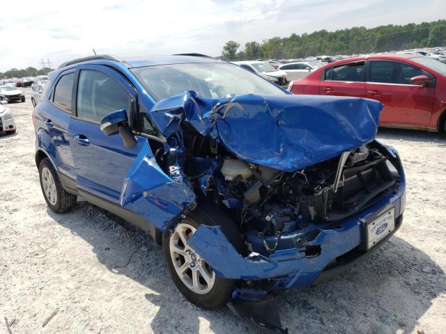 MAJ3S2GE9LC393753 - 2020 FORD ECOSPORT SE BLUE photo 4