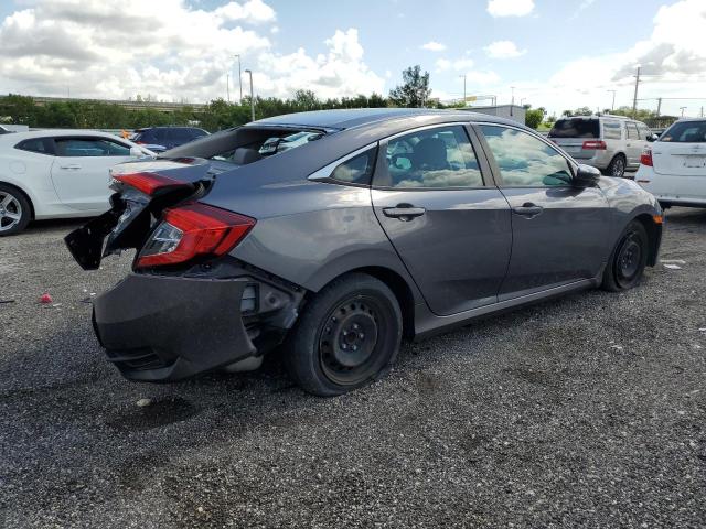 2HGFC2F69KH580583 - 2019 HONDA CIVIC LX GRAY photo 3