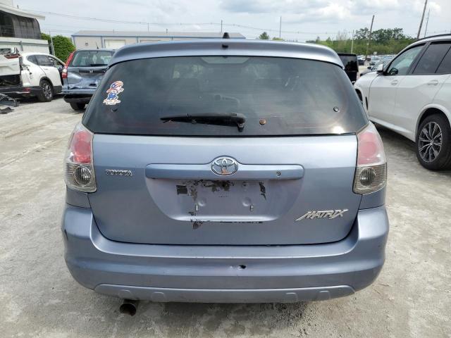 2T1KR32E48C719715 - 2008 TOYOTA COROLLA MA XR BLUE photo 6