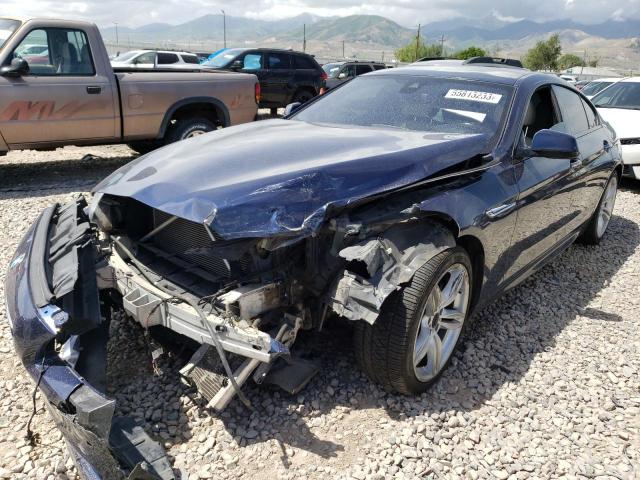 WBA6B8C52FD453464 - 2015 BMW 640 XI GRAN COUPE BLUE photo 1