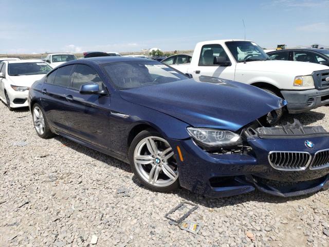 WBA6B8C52FD453464 - 2015 BMW 640 XI GRAN COUPE BLUE photo 4