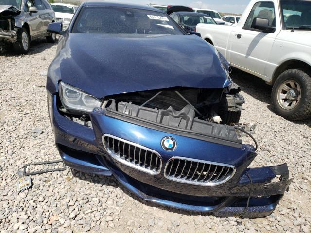 WBA6B8C52FD453464 - 2015 BMW 640 XI GRAN COUPE BLUE photo 5