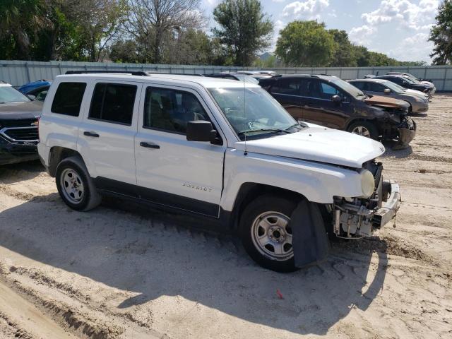 1C4NJPBA4ED550139 - 2014 JEEP PATRIOT SPORT WHITE photo 4