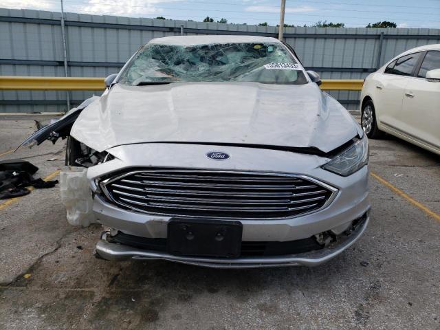 3FA6P0LU1JR117209 - 2018 FORD FUSION SE HYBRID SILVER photo 5