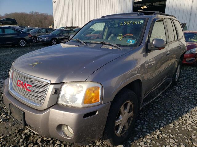 1GKET63M552321272 - 2005 GMC ENVOY DENALI GRAY photo 2