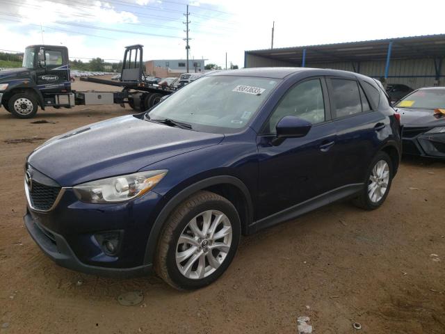 JM3KE4DY3E0304892 - 2014 MAZDA CX-5 GT BLUE photo 1