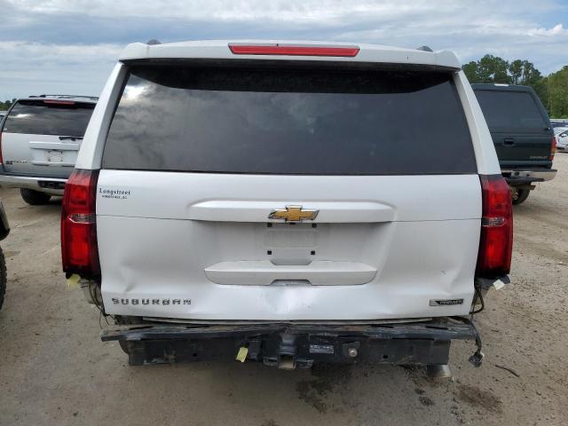 1GNSKJKC7HR139346 - 2017 CHEVROLET SUBURBAN K1500 PREMIER WHITE photo 6