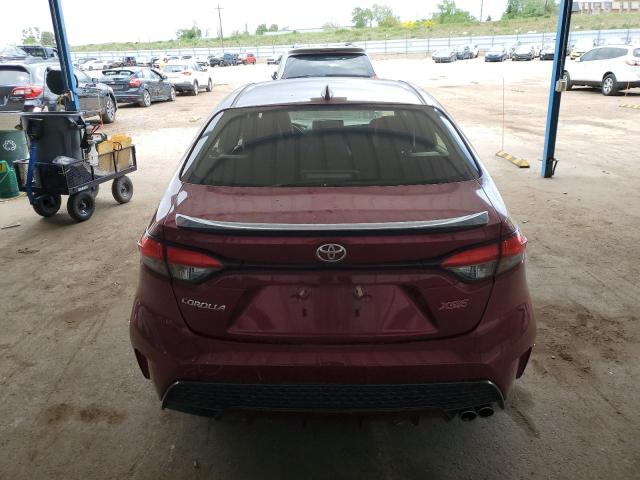 JTDT4MCE3NJ082243 - 2022 TOYOTA COROLLA XSE RED photo 6