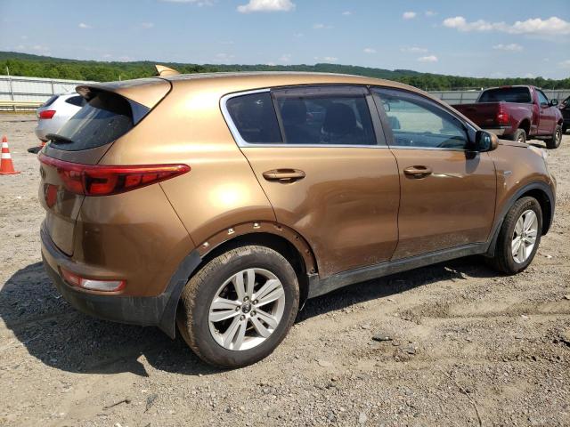 KNDPMCAC0H7033127 - 2017 KIA SPORTAGE LX BROWN photo 3