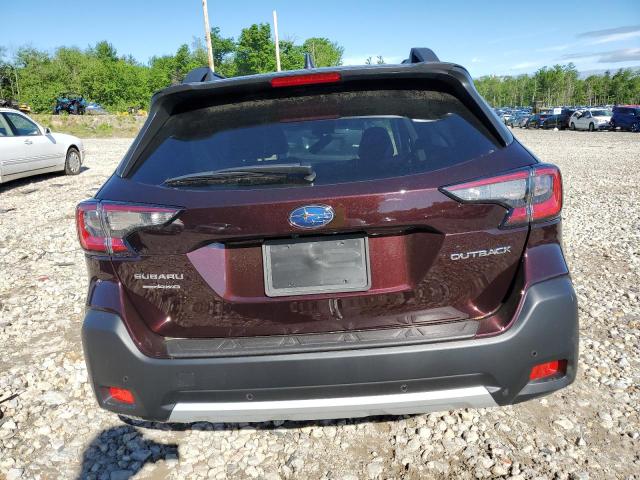 4S4BTANC9R3242043 - 2024 SUBARU OUTBACK LIMITED MAROON photo 6