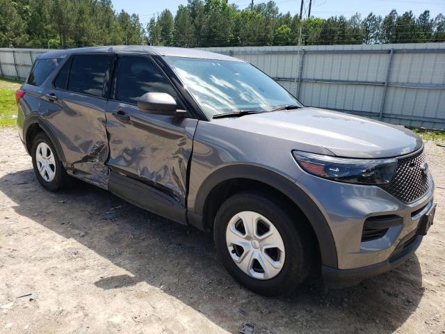 1FM5K8AB9LGC15236 - 2020 FORD EXPLORER POLICE INTERCEPTOR 灰色 照片 4