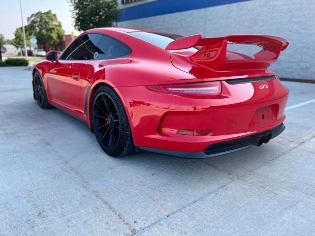 WP0AC2A90FS183739 - 2015 PORSCHE 911 GT3 RED photo 3