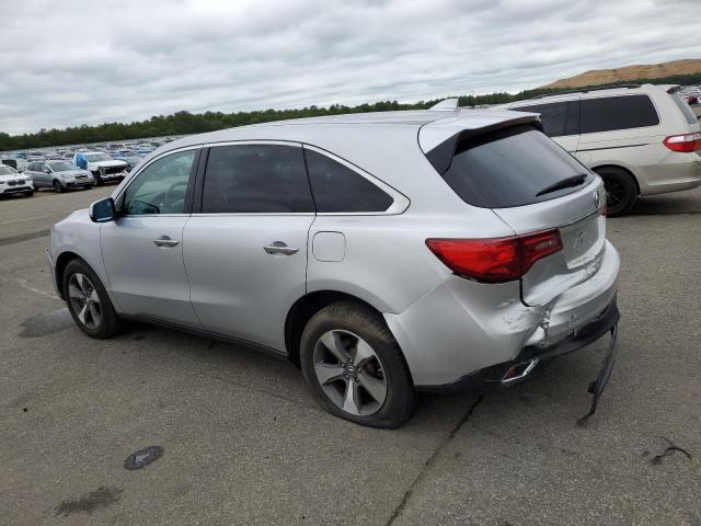 5FRYD4H21FB008394 - 2015 ACURA MDX SILVER photo 2