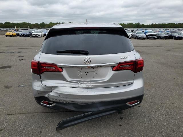 5FRYD4H21FB008394 - 2015 ACURA MDX SILVER photo 6