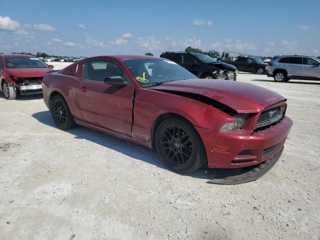 1ZVBP8AM1E5298280 - 2014 FORD MUSTANG RED photo 4