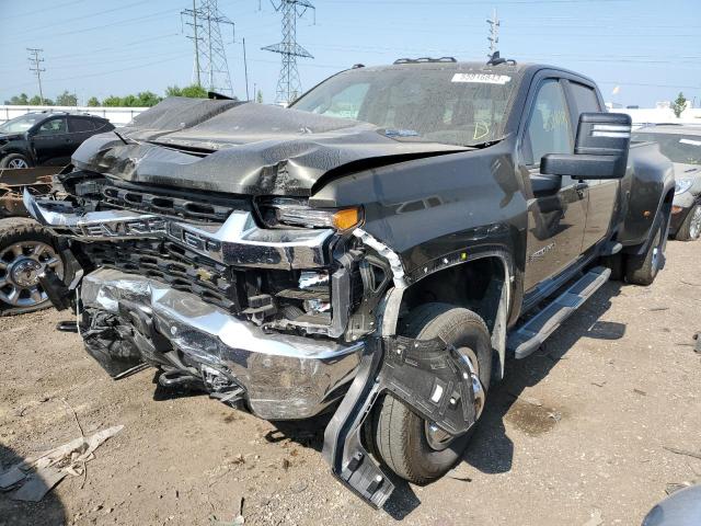 1GC4YTEY3PF182018 - 2023 CHEVROLET SILVERADO K3500 LT GREEN photo 1