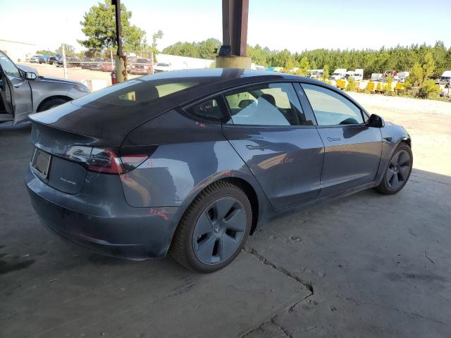 5YJ3E1EB2NF276851 - 2022 TESLA MODEL 3 BLUE photo 3