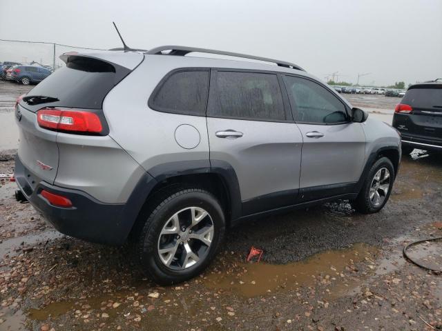 1C4PJMBBXEW237567 - 2014 JEEP CHEROKEE TRAILHAWK GRAY photo 3