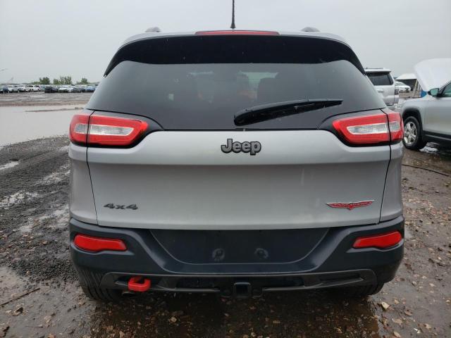 1C4PJMBBXEW237567 - 2014 JEEP CHEROKEE TRAILHAWK GRAY photo 6