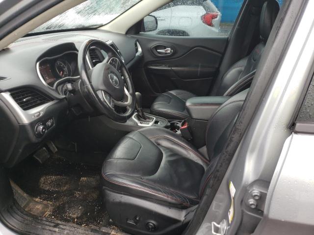 1C4PJMBBXEW237567 - 2014 JEEP CHEROKEE TRAILHAWK GRAY photo 7